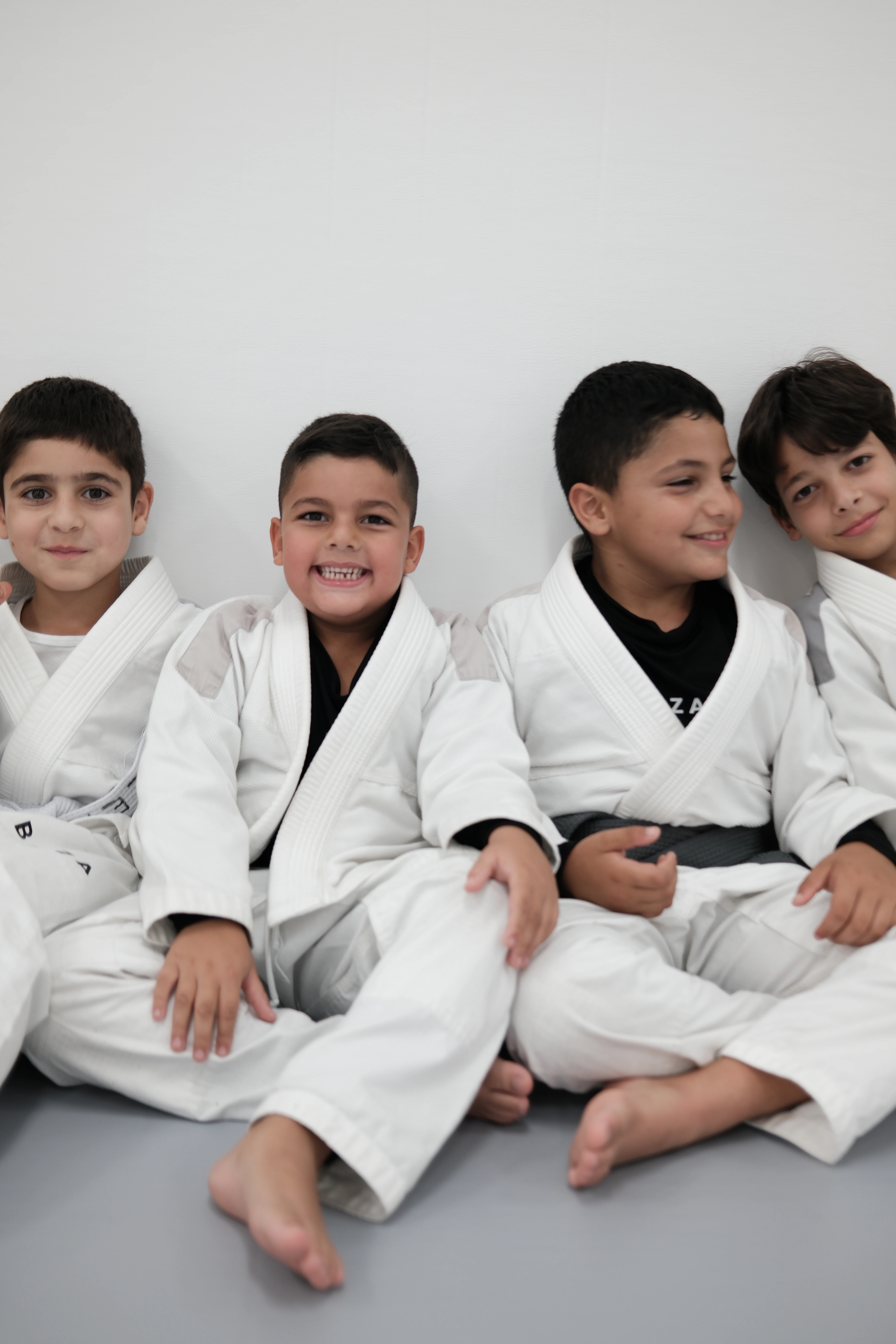 Young students after training at BAZA